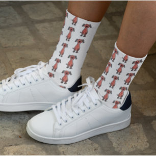 Child Drawing Kid's Art Personalised  Socks