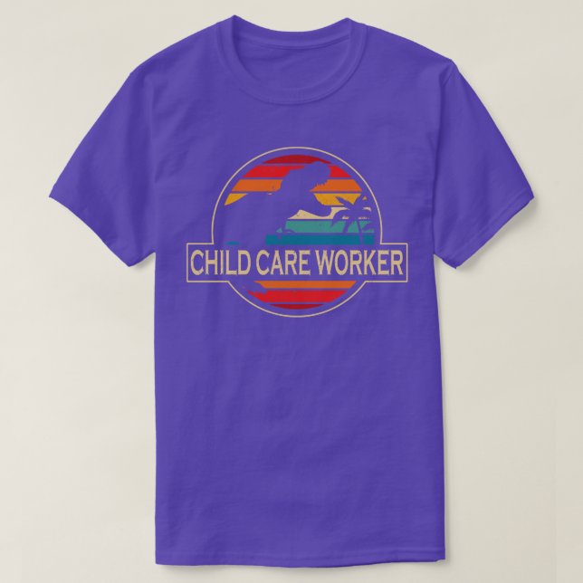 Child e Worker Dinosaur T-Shirt (Design Front)