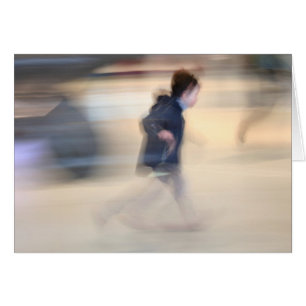 Child escaping from the LB's Spider Beaubourg