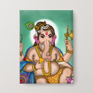 Child Ganesha Button