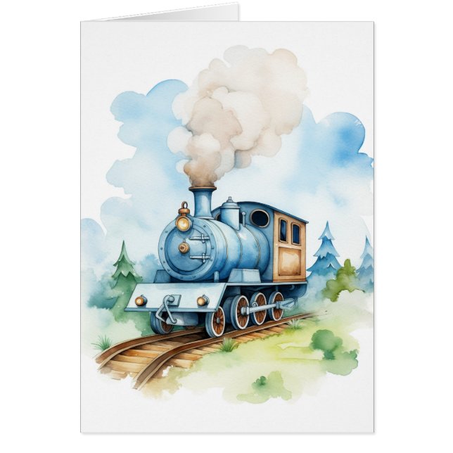 Child Happy Birthday Boy Greeting Card Blank (Front)