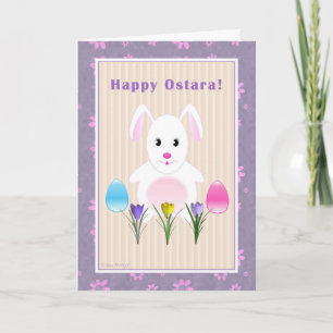 Child - Happy Ostara - Ostara Bunny Holiday Card