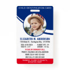 Child Identification Personalised Modern Photo ID