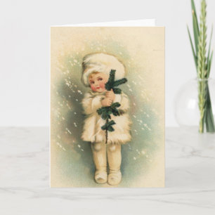 Child in a Snowstorm Card