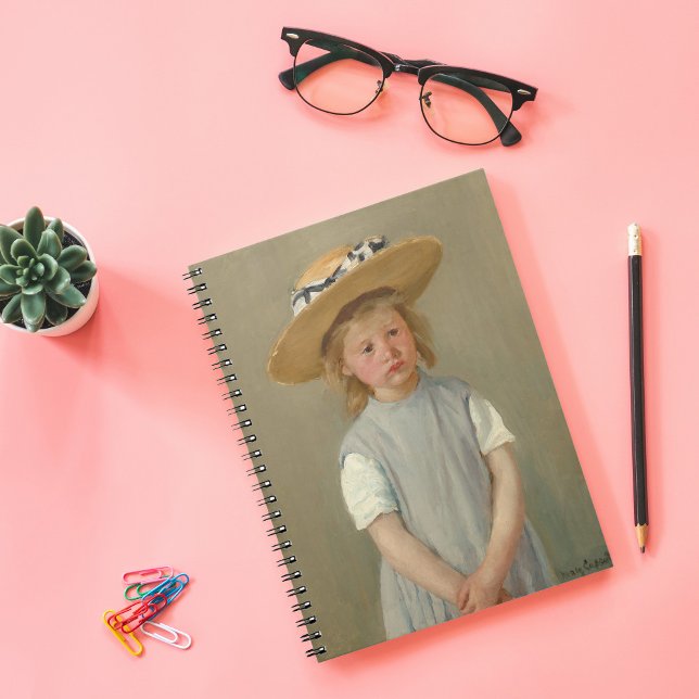 Child in a Straw Hat | Mary Cassatt Notebook (Creator Uploaded)