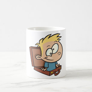 Child In A Suitcase Mug