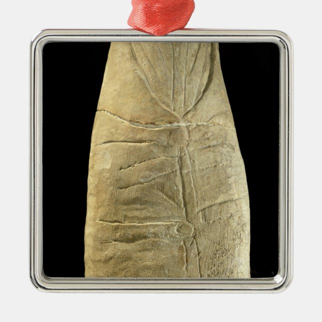 Child in swaddling clothes metal tree decoration (Front)