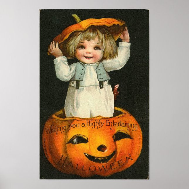 Child inside Pumpkin Poster (Front)