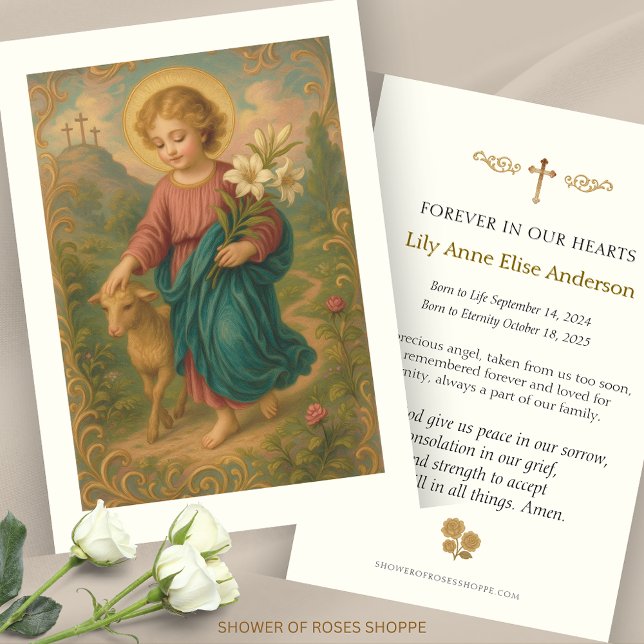 Child Jesus Lamb Funeral Memorial Prayer (Creator Uploaded)