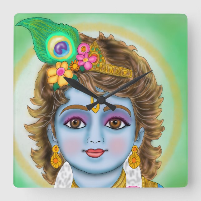 Child Krishna Clock (Front)