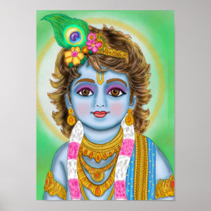 Child Krishna Poster