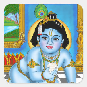 Child Krishna Stickers