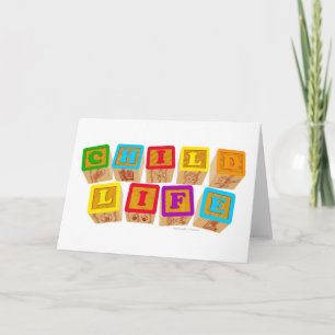 Child Life "Blocks" Notecards
