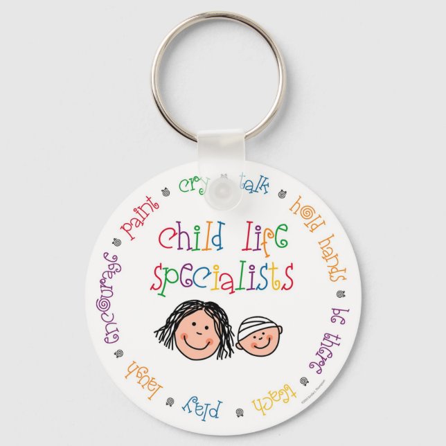 Child Life Specialists Keychain (Front)