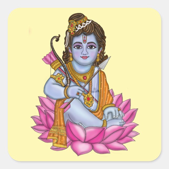 Child Lord Rama Sticker (Front)