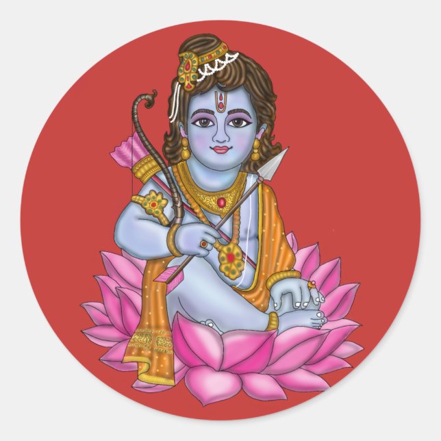 Child Lord Rama Sticker (Front)