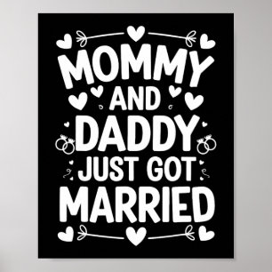 Child Marriage Wedding Bride Groom Mummy And Daddy Poster