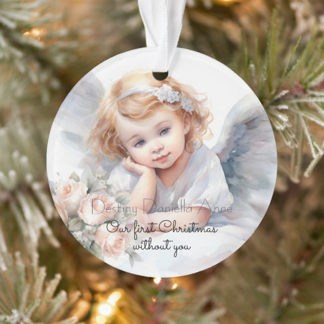 Child Memorial First Christmas Without You Ornament (Tree)
