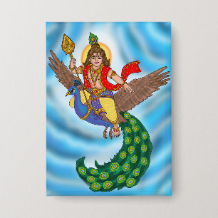 Child Murugan Button
