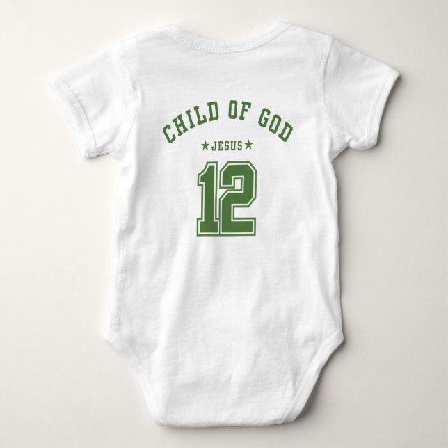 Child of God Baby Bodysuit (Back)
