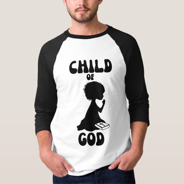 Child Of God Bible Quote Men's 3/4 T-Shirt (Front)