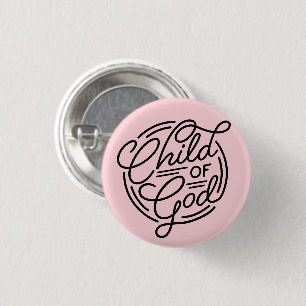 Child Of God Button Pin Badge Accessory