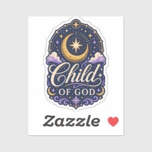 Child Of God Celestial Christian Faith Decal
