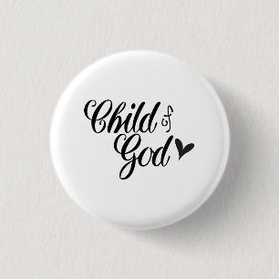 Child Of God - Christian 3 Cm Round Badge