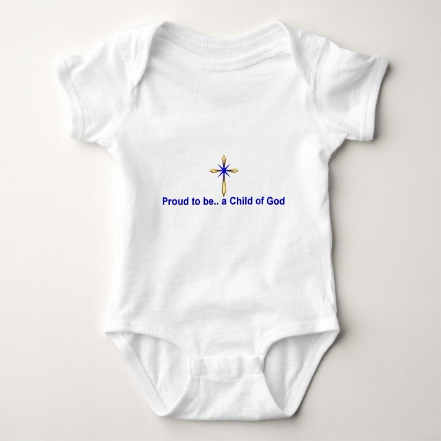 Child of God Christian Baby Bodysuit (Front)