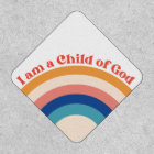 Child of God Christian Cute Patch Boho Rainbow