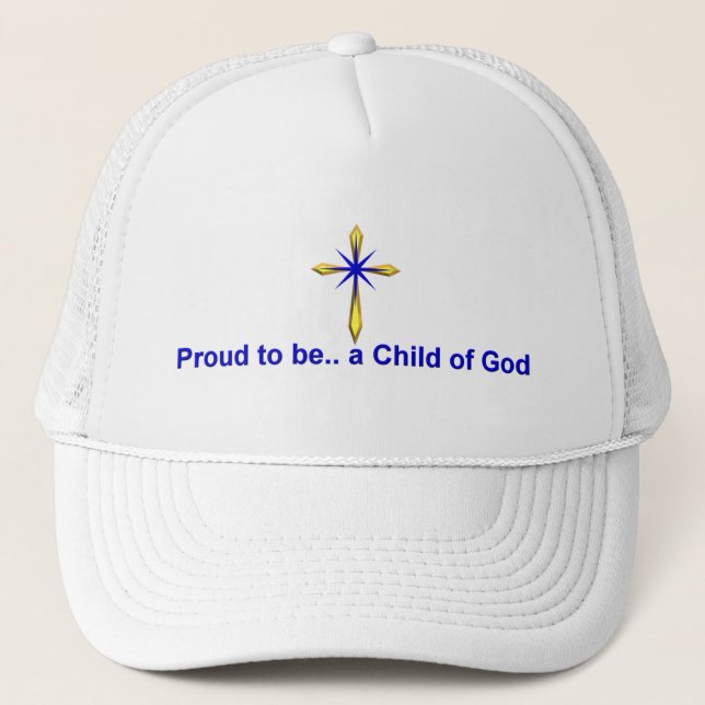 Child of God Christian Trucker Hat (Front)