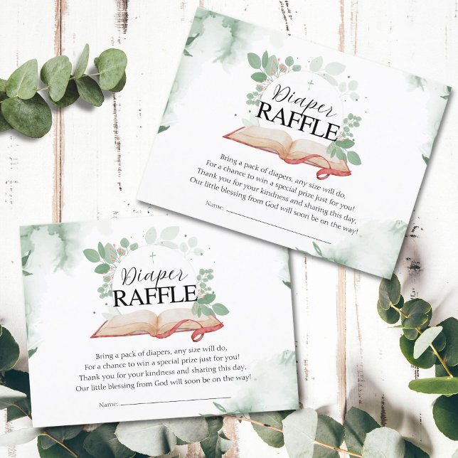 Child Of God Diaper Raffle Card (Creator Uploaded)