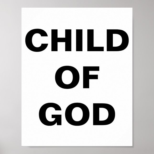 "Child Of God" Poster (Front)