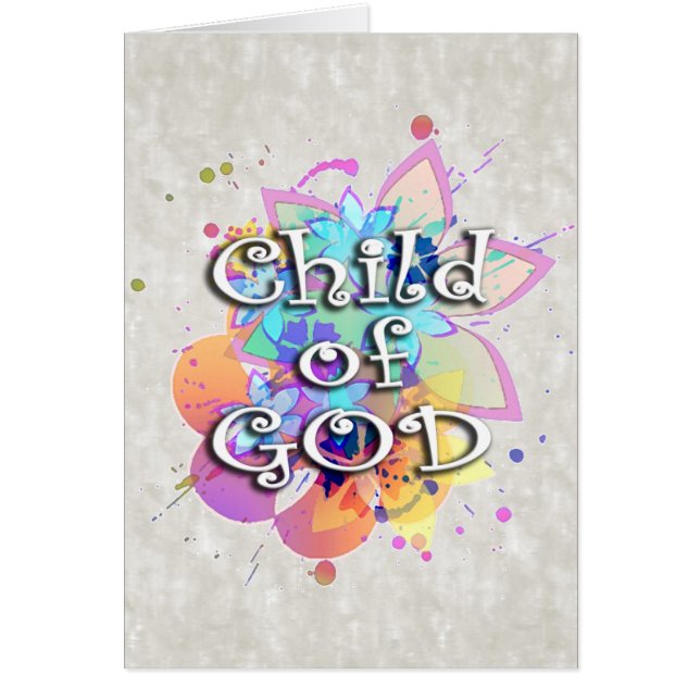 Child of God Rainbow Watercolor (Front)