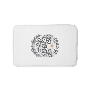 Child Of God Vintage Engraving Shirt Design_1 Bath Mat