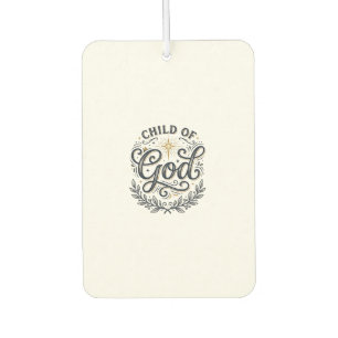 Child Of God Vintage Engraving Shirt Design_1 Car Air Freshener