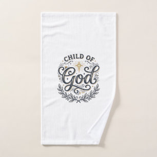 Child Of God Vintage Engraving Shirt Design_1 Hand Towel