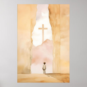 Child Of God Watercolor Christian Nursery Art Poster