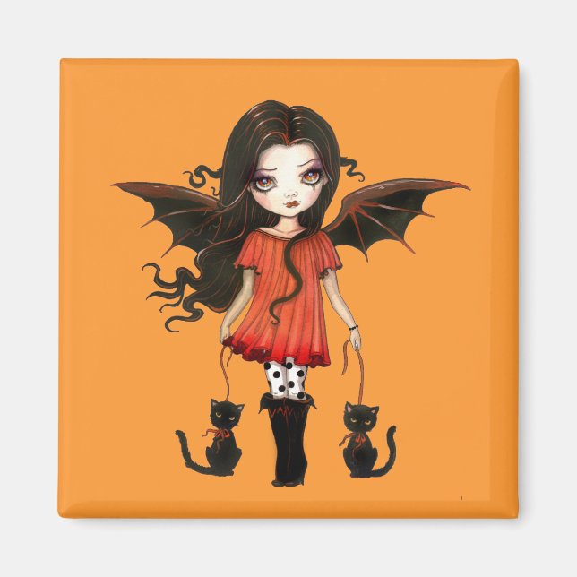 Child of Halloween Cute Vampire Magnet (Front)