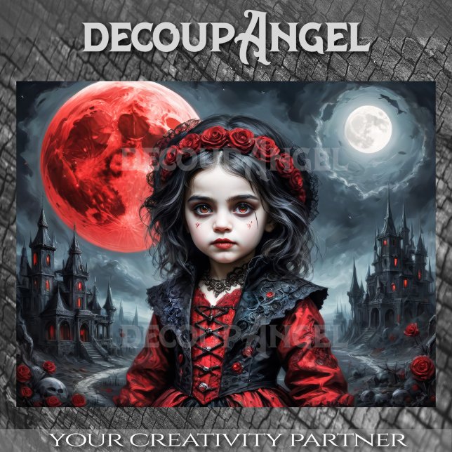 Child of the Dual Moons - Decoupage - Tissue Paper (Creator Uploaded)