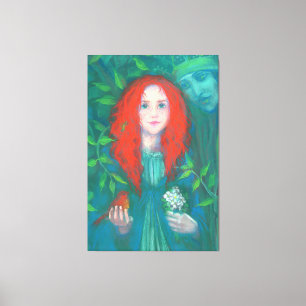 Child of the forest canvas print