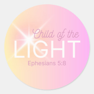 Child of the Light - Bible Verse Sticker