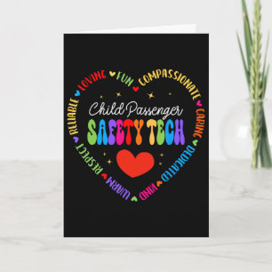 Child Penger Safety Technician, Car Seat Safety Cp Card