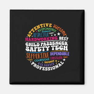 Child Penger Safety Technician  Magnet