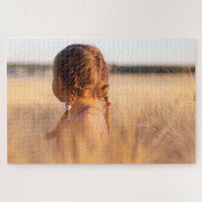Child Photo Custom Personalise Jigsaw Puzzle (Horizontal)