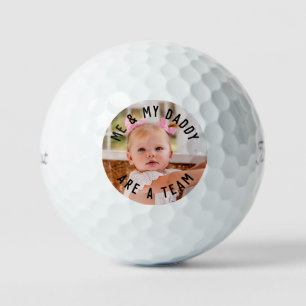 Child Photo Me & My Daddy Titleist Pro V1 Golf Balls