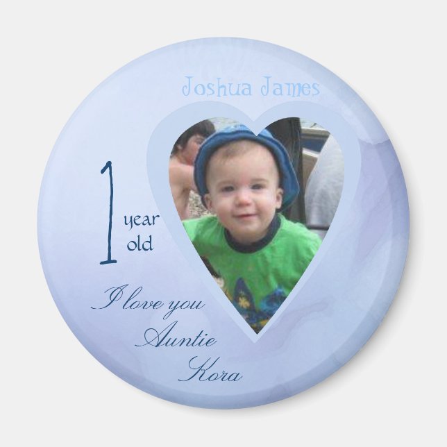 child picture i love you magnet (Front)