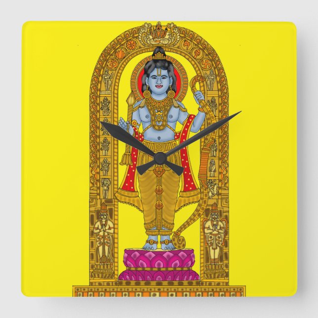Child Ram Wall Clock (Front)
