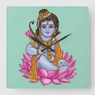 Child Rama Wall Clock