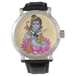 Child Rama Wall Clock Watch